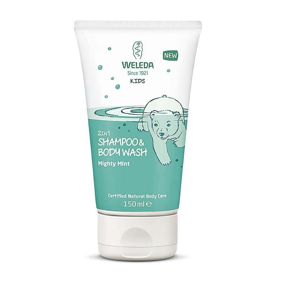 The Clean Hub: Kids 2 in 1 Shampoo and Body Wash by Mighty Mint by Weleda