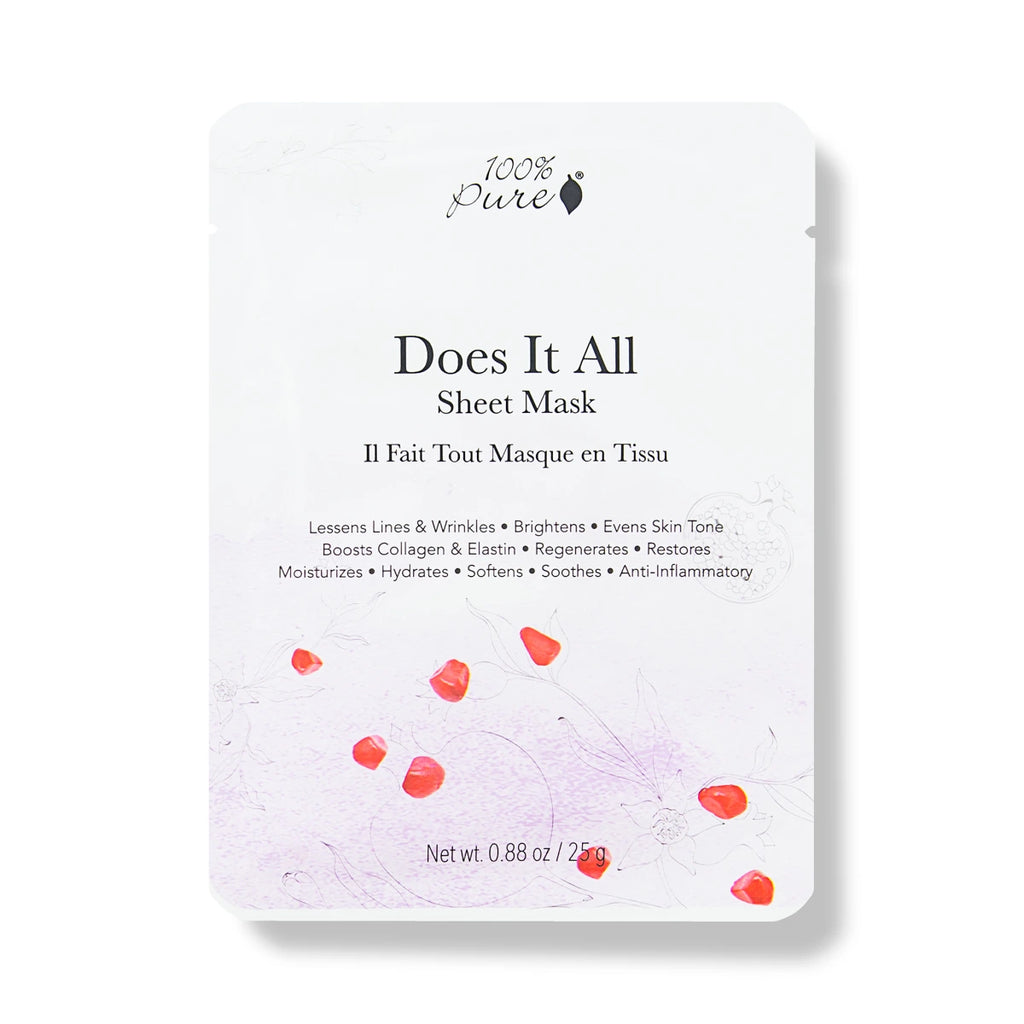 100% PURE SHEET MASK: DOES IT ALL